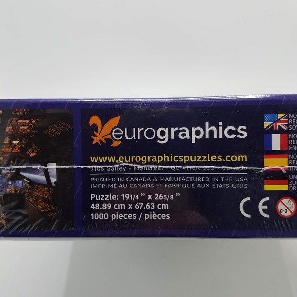 SEALED Space Shuttle Cockpit 1000 Piece Jigsaw Puzzle by Eurographics - Picture 8 of 13